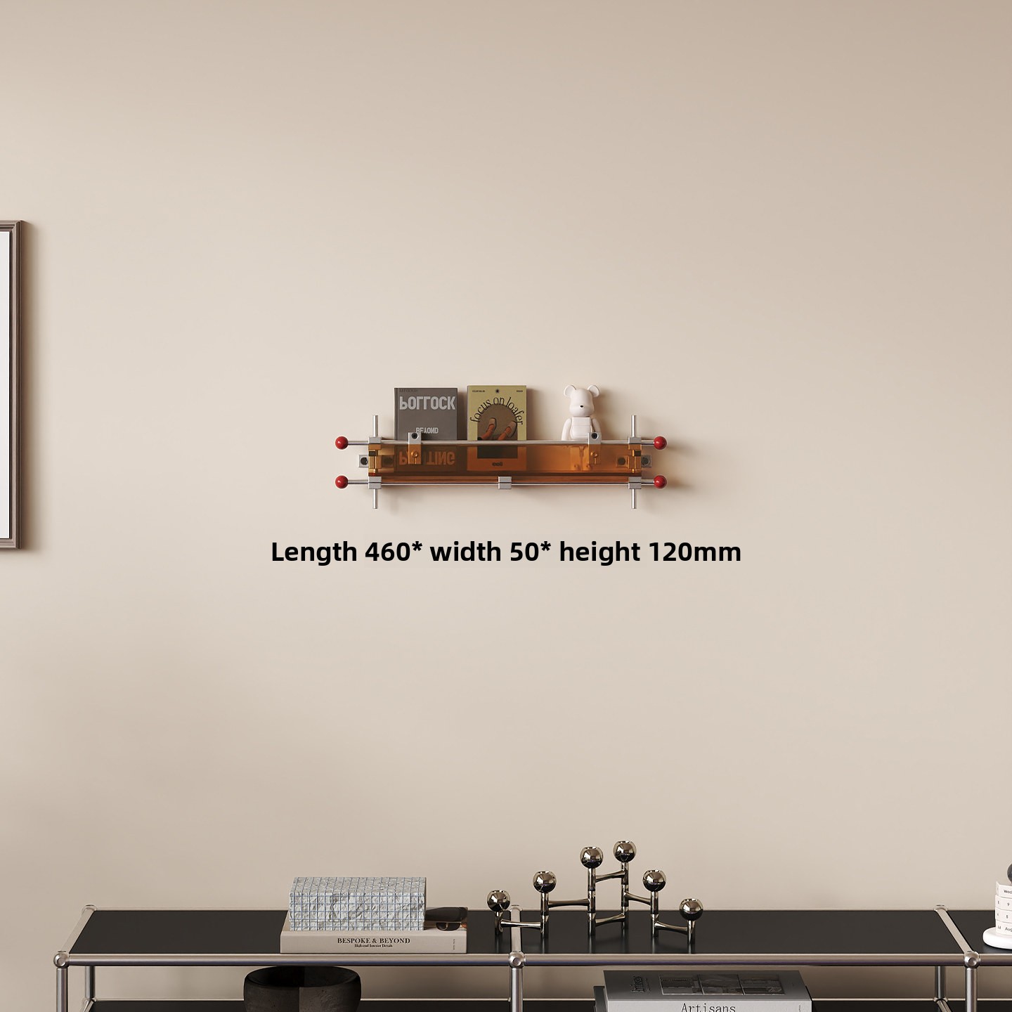 Lighting And Decor Magazine - ชั้นวางนิตยสารอะคริลิคแบบติดผนัง ตกแต่งผนัง ชั้นโชว์ติดผนัง สำหรับหนังสือ หนังสือพิมพ์ สไตล์ดีไซเนอร์