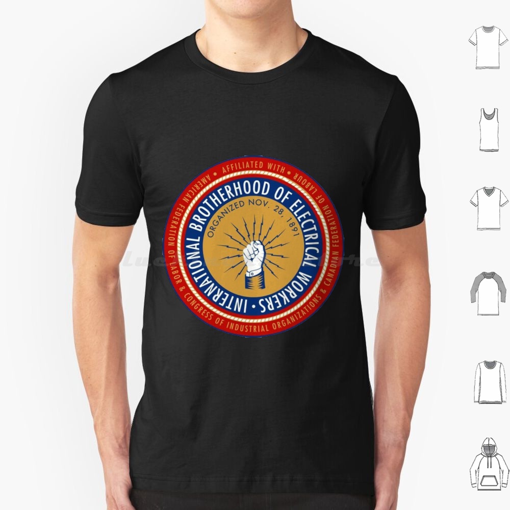 Union Lighting & Decor Hours - Ibew ช่างไฟฟ้า-Cool T เสื้อขนาดใหญ่ผ้าฝ้าย 100% ไฟฟ้าช่างไฟฟ้า