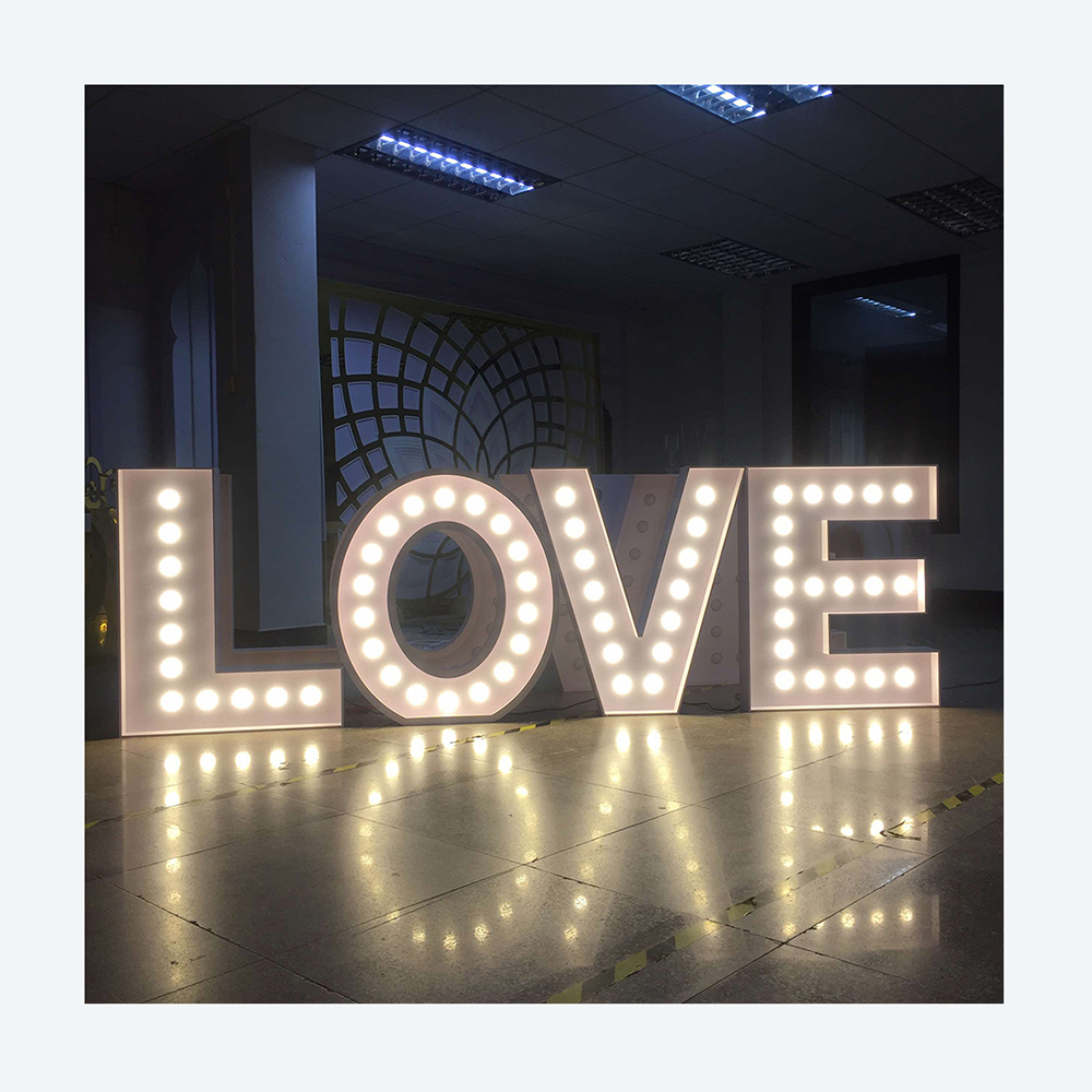 ขายร้อนสนับสนุน Oem กันน้ํากลา - Light Up Letters Marquee บทวิจารณ์และราคา