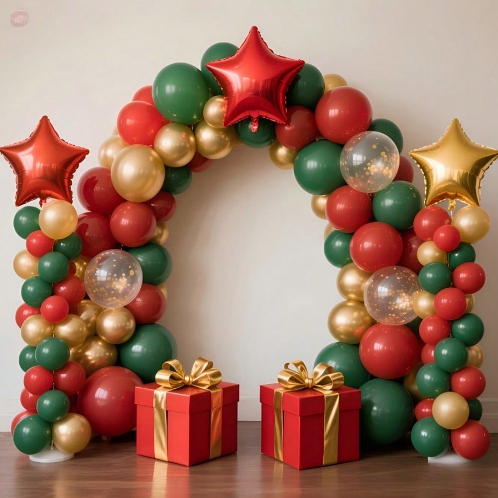 ชุดตกแต่งซุ้มลูกโป่งคริสต์มาส  - Lighting Decor Photos บทวิจารณ์และราคา
