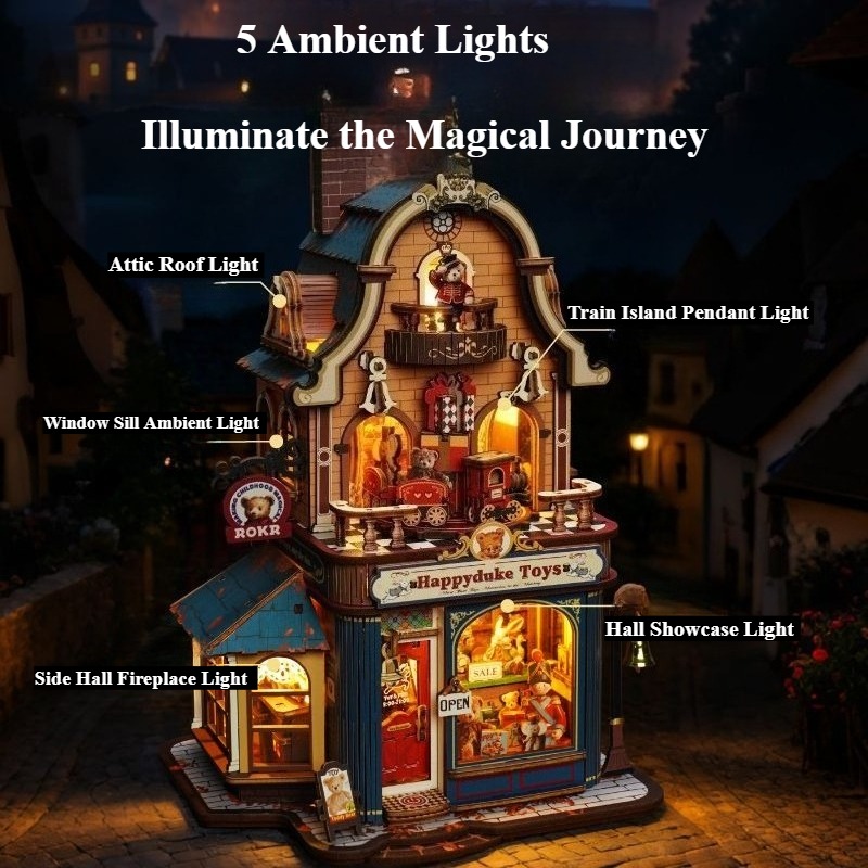ร้านขายของเล่นหมี Robotime รุ่ - Lighting Room Decor Items บทวิจารณ์และราคา