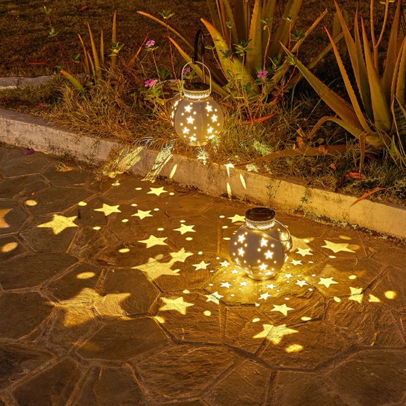 โคมไฟโปรเจคเตอร์รูปดาวสำหรับสว - Yard Lighting Decor บทวิจารณ์และราคา