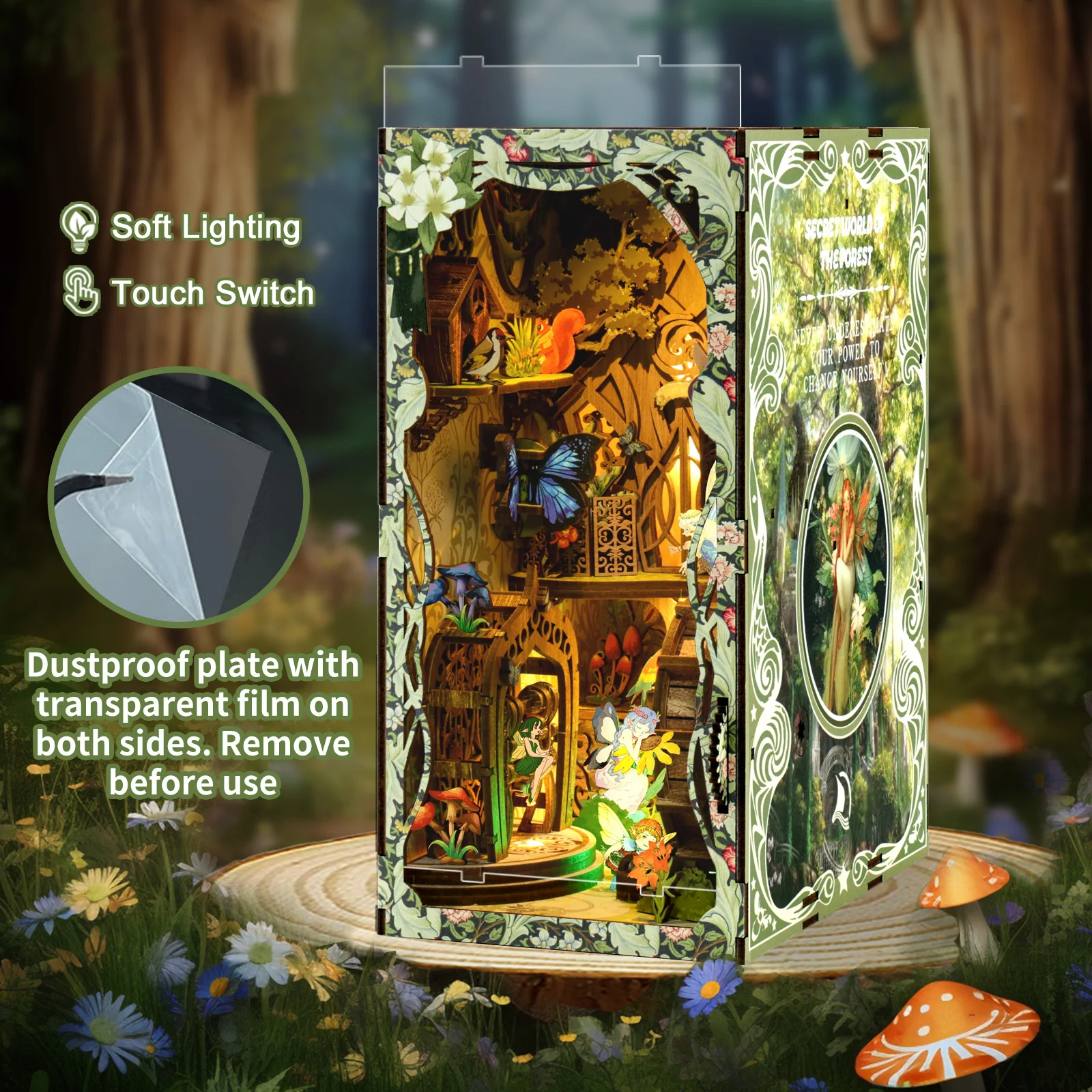 ชุดบ้านจิ๋ว DIY สุดเท่ ชุดประก - Lighting Decor House บทวิจารณ์และราคา