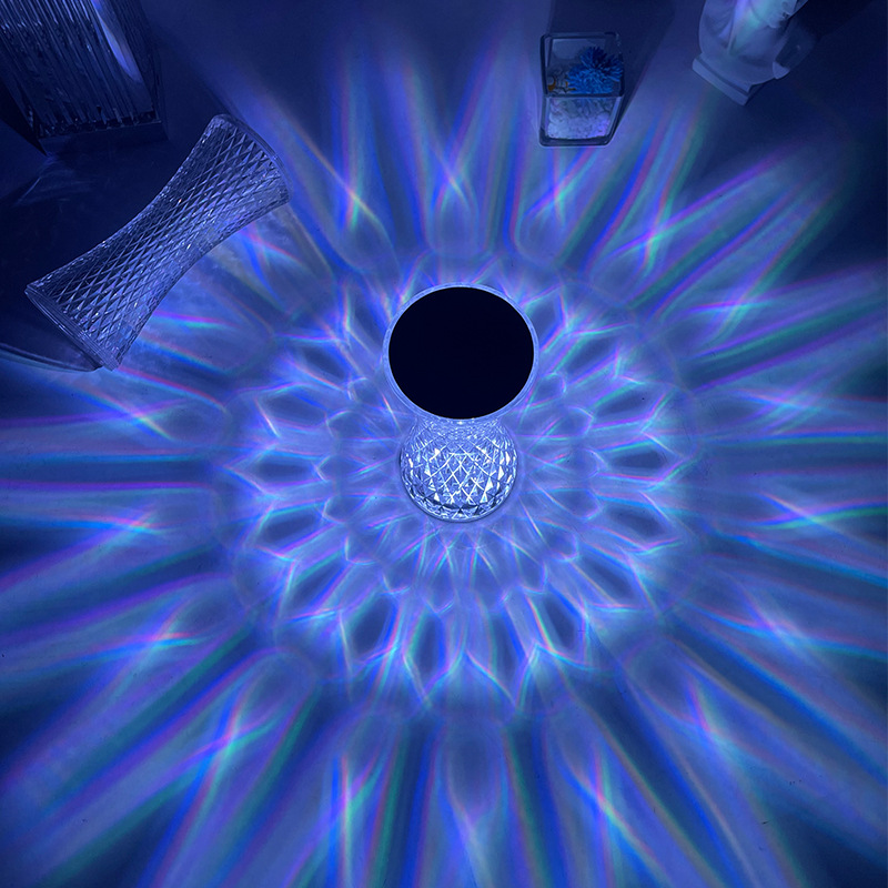 โคมไฟตั้งโต๊ะคริสตัลอะคริลิคตก - Led Lighting Decor บทวิจารณ์และราคา