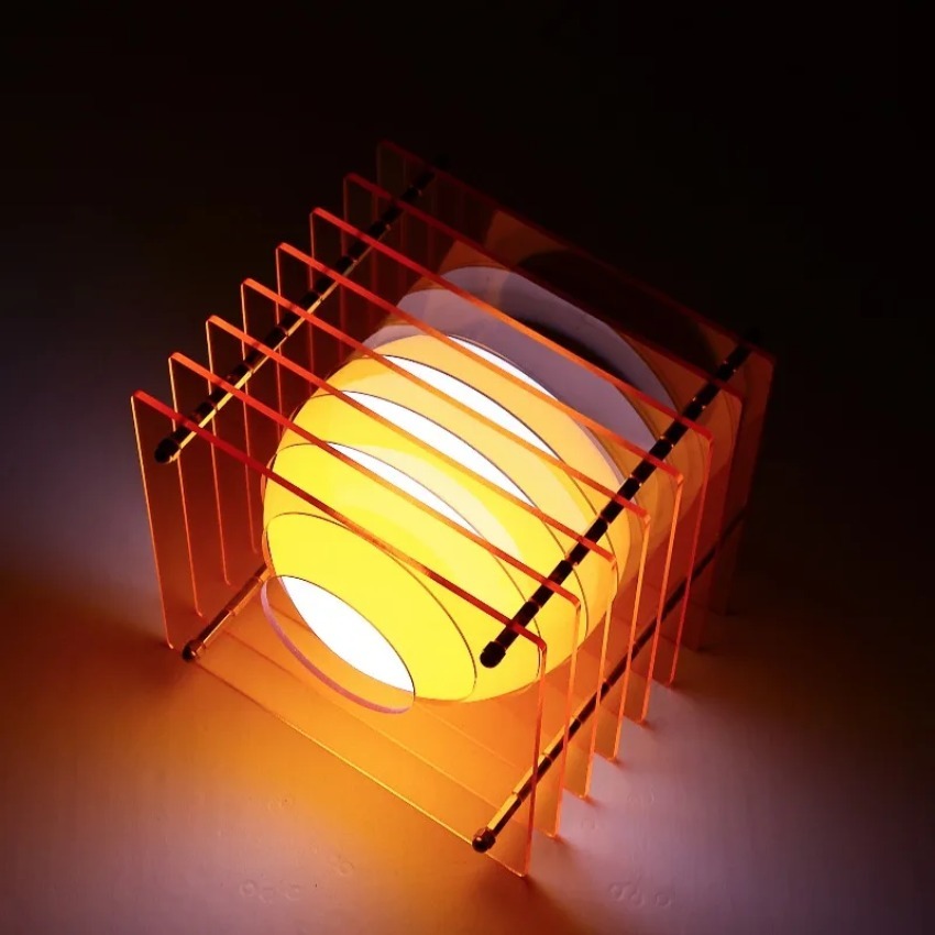 DIY อะคริลิคพันชั้นโคมไฟโคมไฟด - Lighting Decor For Room บทวิจารณ์และราคา