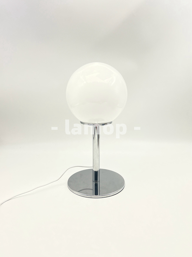 โคมไฟตั้งโต๊ะทรงกลมสีขาวนม โคร - Led Lighting Decor บทวิจารณ์และราคา