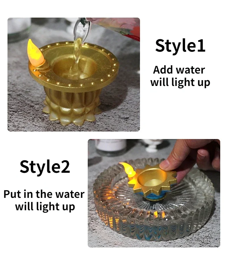 12 ชิ้นไฟฟ้าน้ํา Sensor เทียน  - Decor Lighting India บทวิจารณ์และราคา