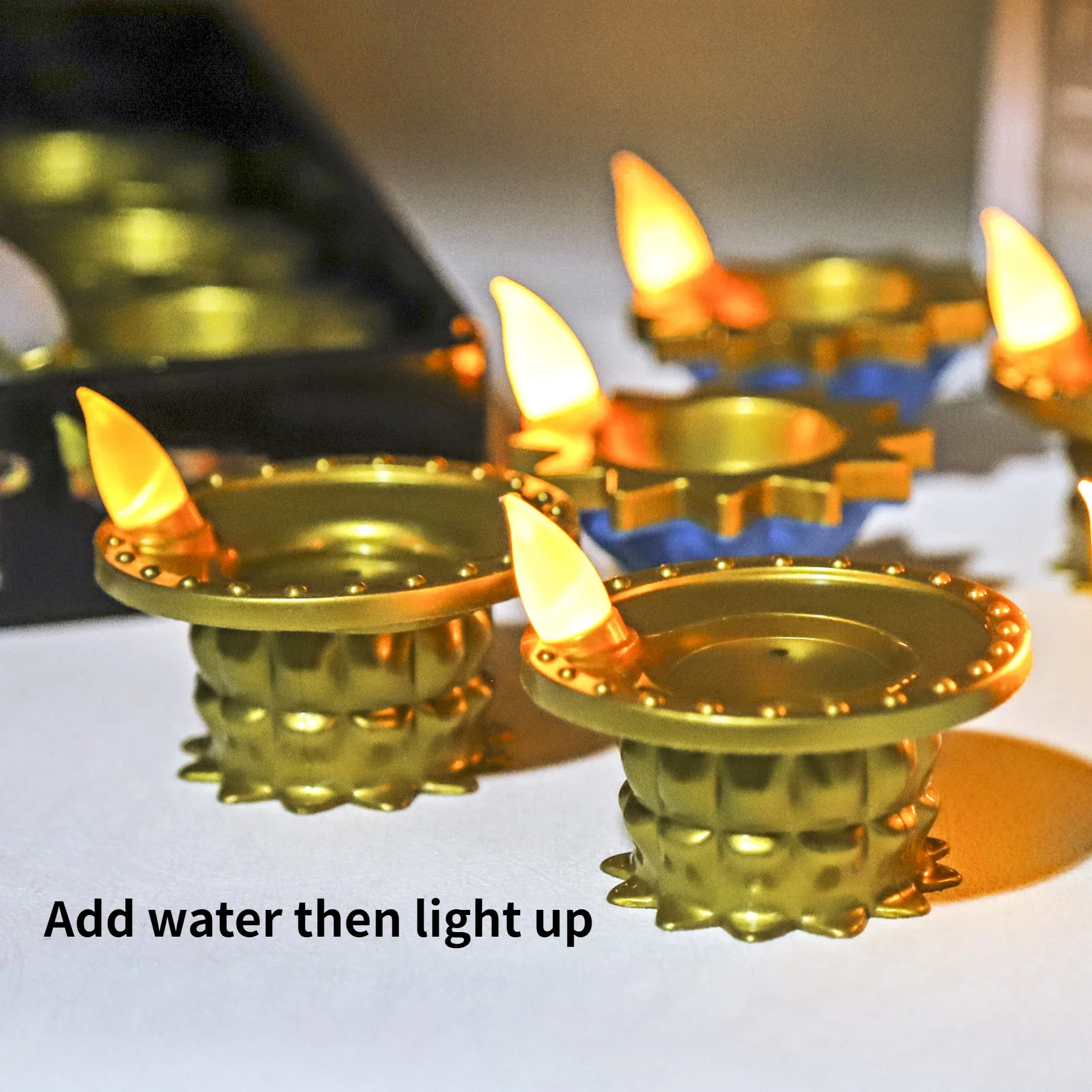 12 ชิ้นไฟฟ้าน้ํา Sensor เทียน  - Decor Lighting India บทวิจารณ์และราคา