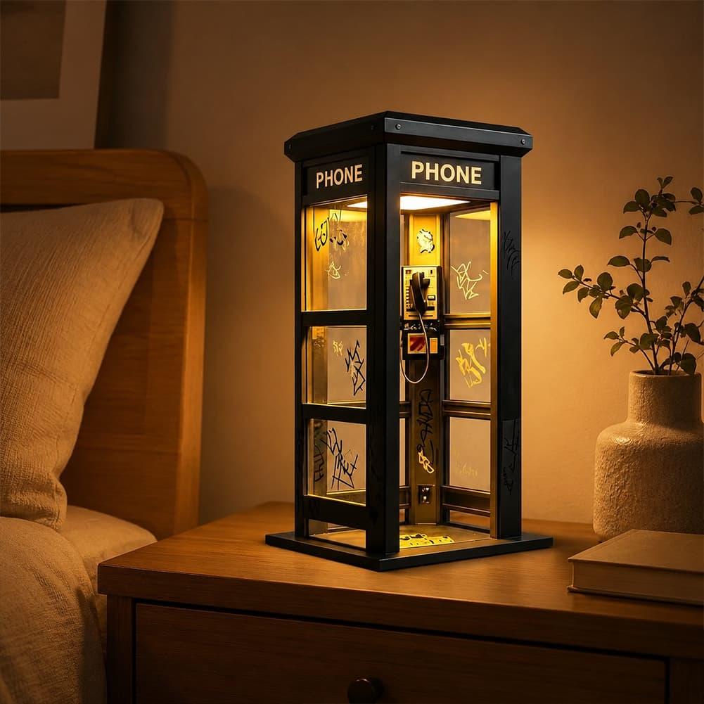 โคมไฟตั้งโต๊ะรูปตู้โทรศัพท์กรา - Led Lighting Decor บทวิจารณ์และราคา