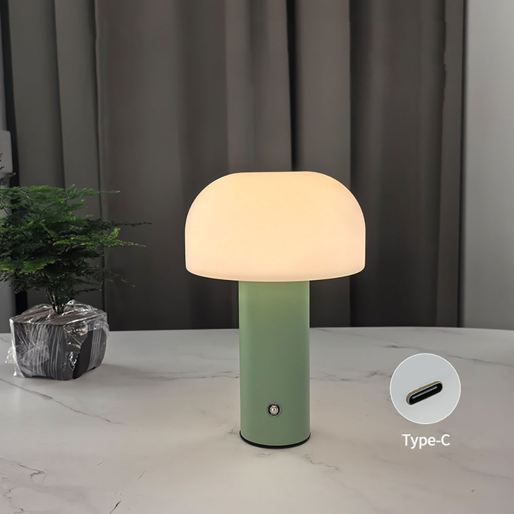 โคมไฟตั้งโต๊ะหรี่แสงได้3สี, ให - Mushroom Table Lamp บทวิจารณ์และราคา