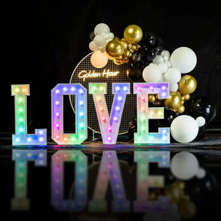 ไฟ LED ตัวอักษรแบบมืออาชีพ ป้า - Light Up Letters Marquee บทวิจารณ์และราคา