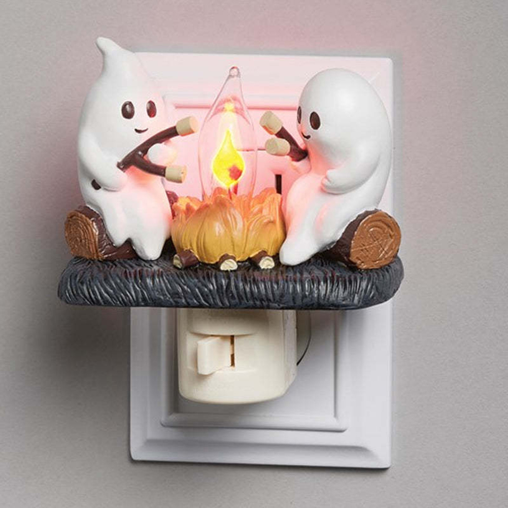 ไฟกลางคืนรูปผีน่ารักปลั๊กการตก - Decor Lighting Uk บทวิจารณ์และราคา