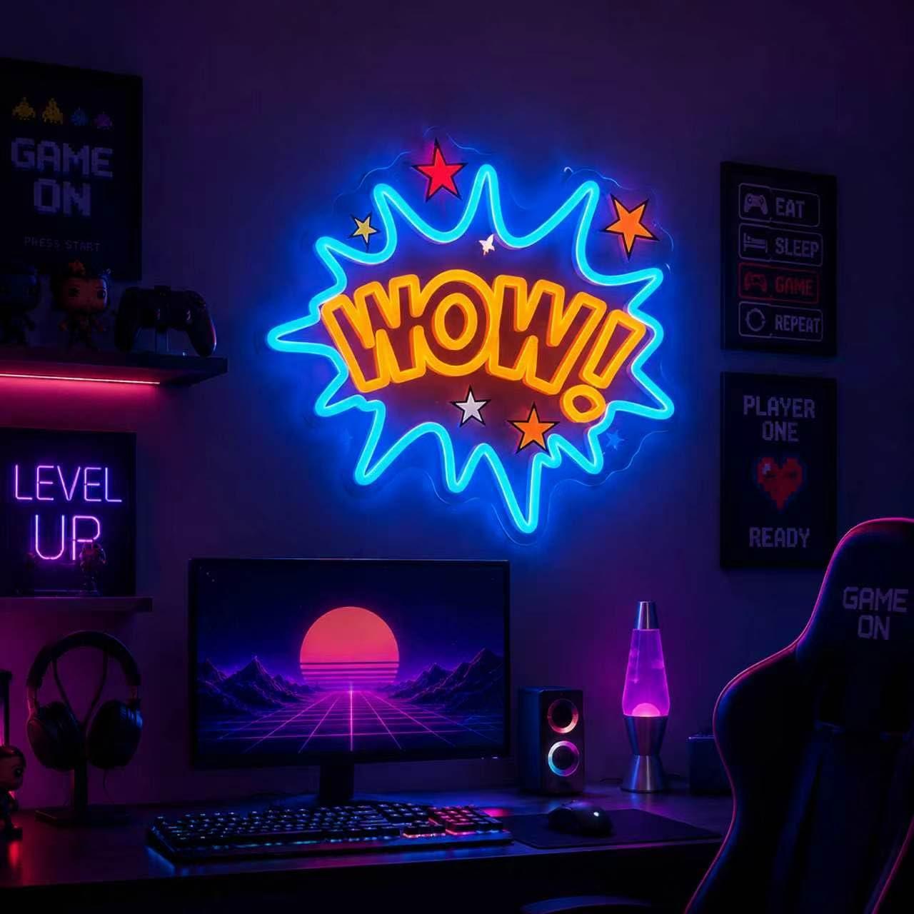 ไฟนีออน WOW แบบ USB ปรับความสว - Lighting Decor Wow บทวิจารณ์และราคา