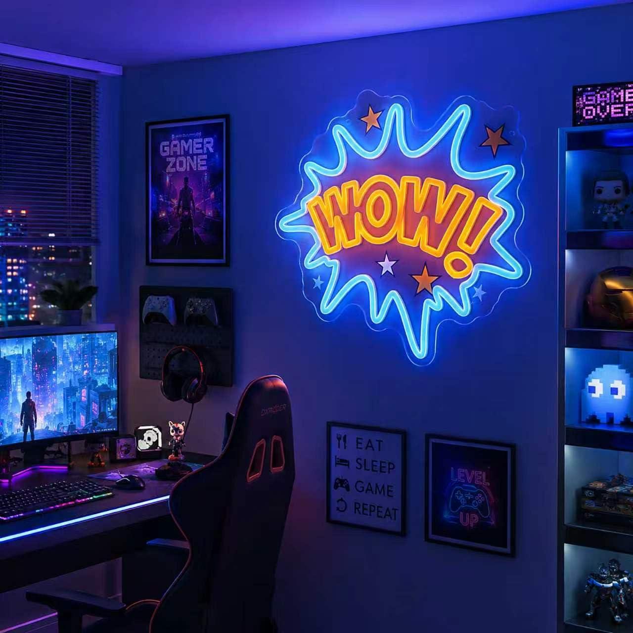 ไฟนีออน WOW แบบ USB ปรับความสว - Lighting Decor Wow บทวิจารณ์และราคา