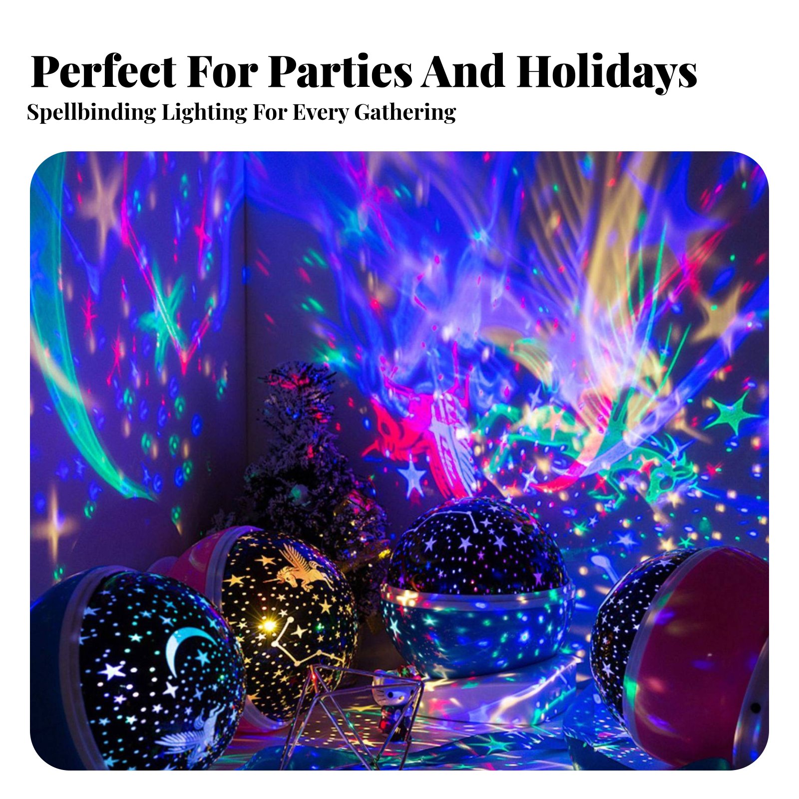อุปกรณ์ฉายภาพกาแล็กซี เอฟเฟกต์ - Led Lighting Decor บทวิจารณ์และราคา