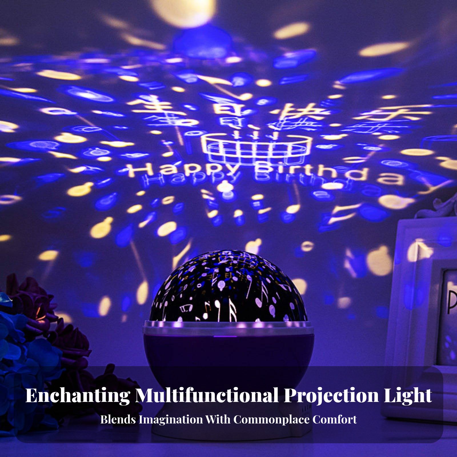 อุปกรณ์ฉายภาพกาแล็กซี เอฟเฟกต์ - Led Lighting Decor บทวิจารณ์และราคา