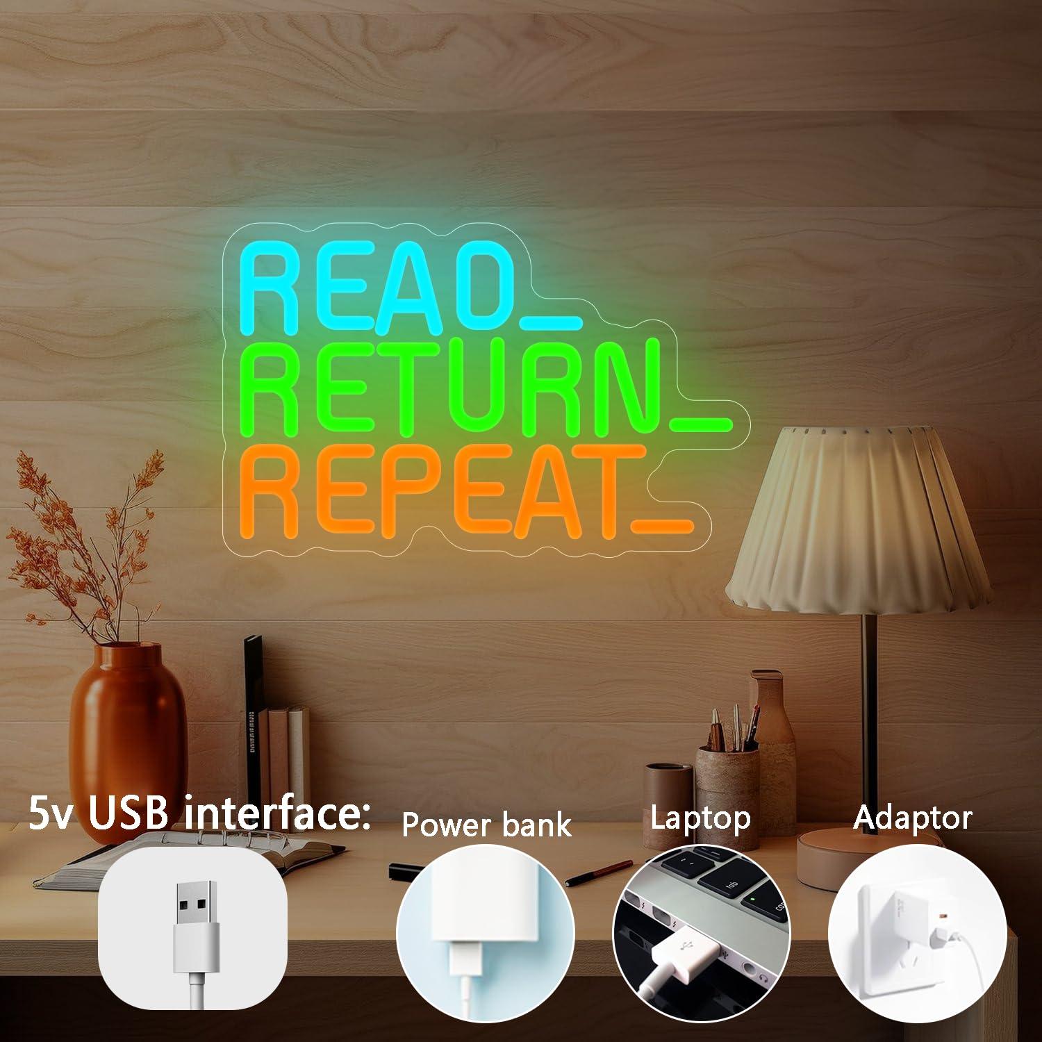 ป้ายไฟนีออนแบบอ่าน-ตอบ-ทำซ้ำ ไ - Decor Lighting Returns บทวิจารณ์และราคา
