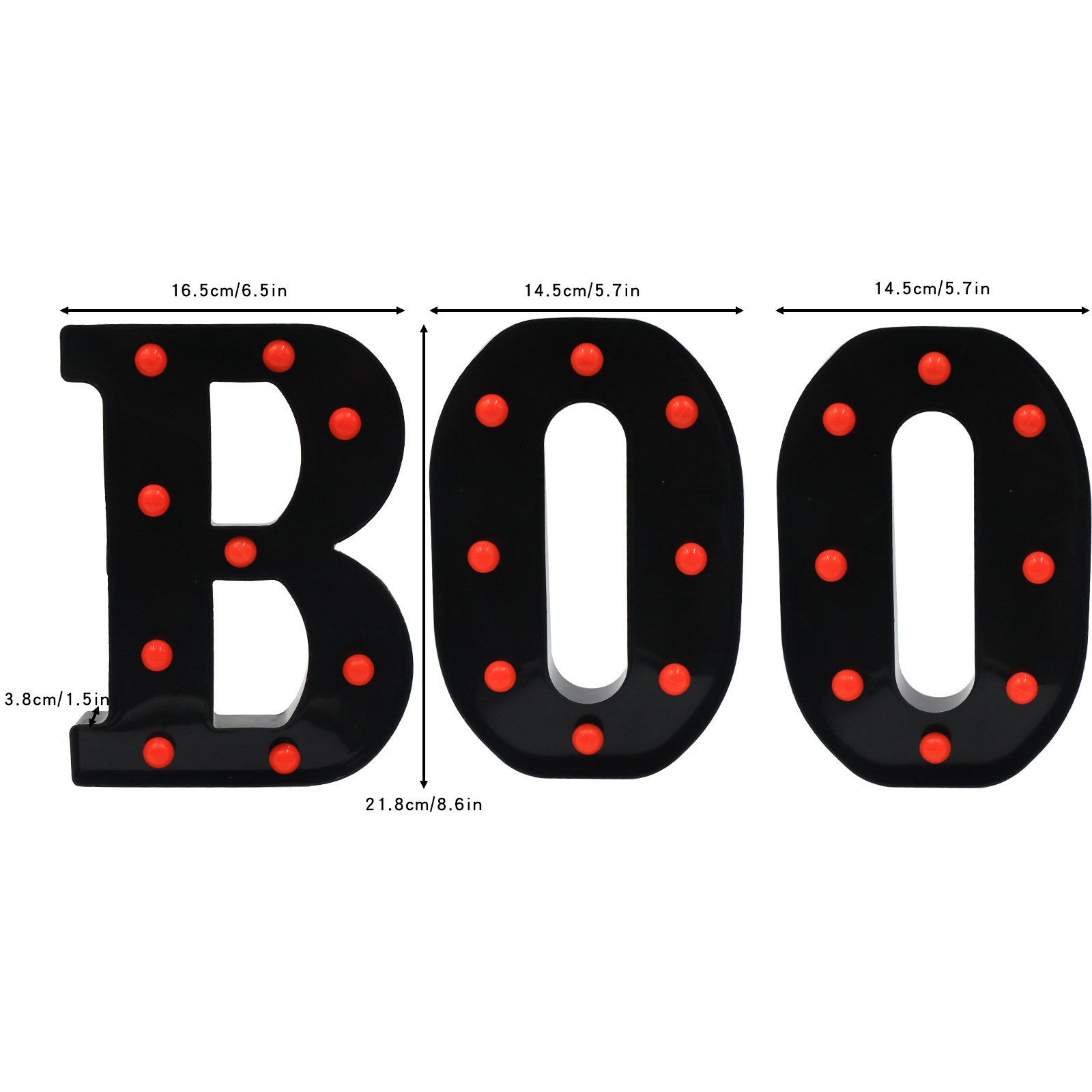 ไฟตกแต่งฮาโลวีนในร่ม - ไฟตัวอั - Light Up Letters Marquee บทวิจารณ์และราคา
