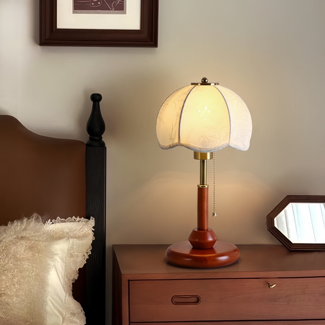 โคมไฟตั้งโต๊ะทรงโดมแบบวินเทจ ส - Led Lighting Decor บทวิจารณ์และราคา
