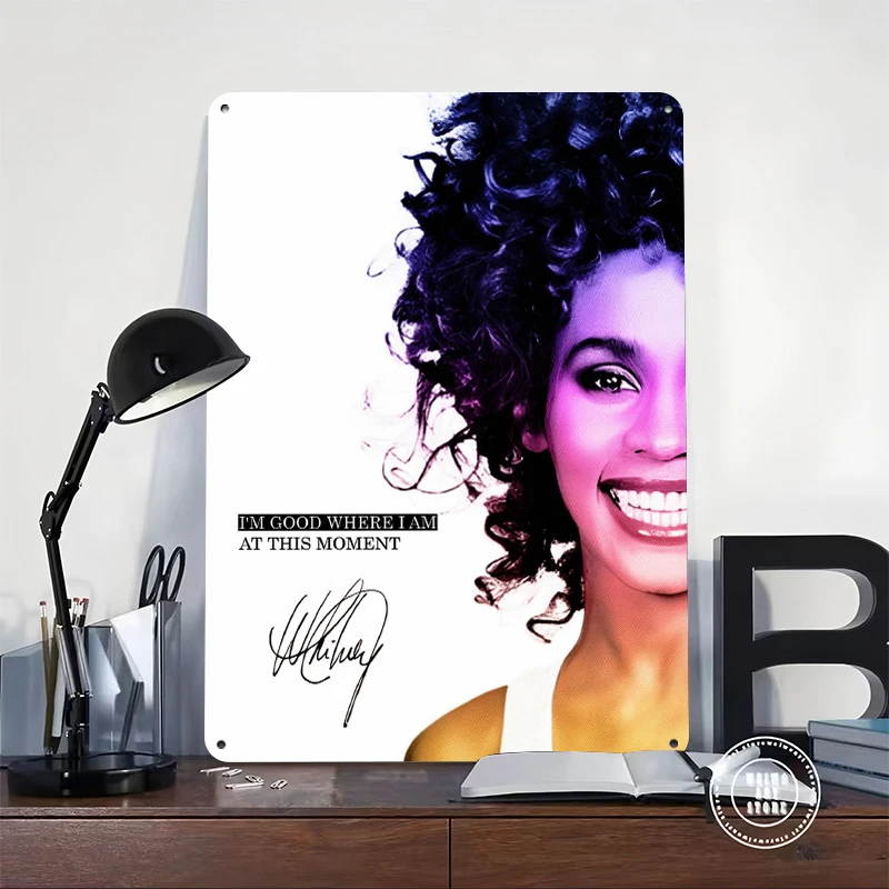 โปสเตอร์โลหะ 3 มิติ ลายวิทนีย์ - Lighting Decor Houston บทวิจารณ์และราคา