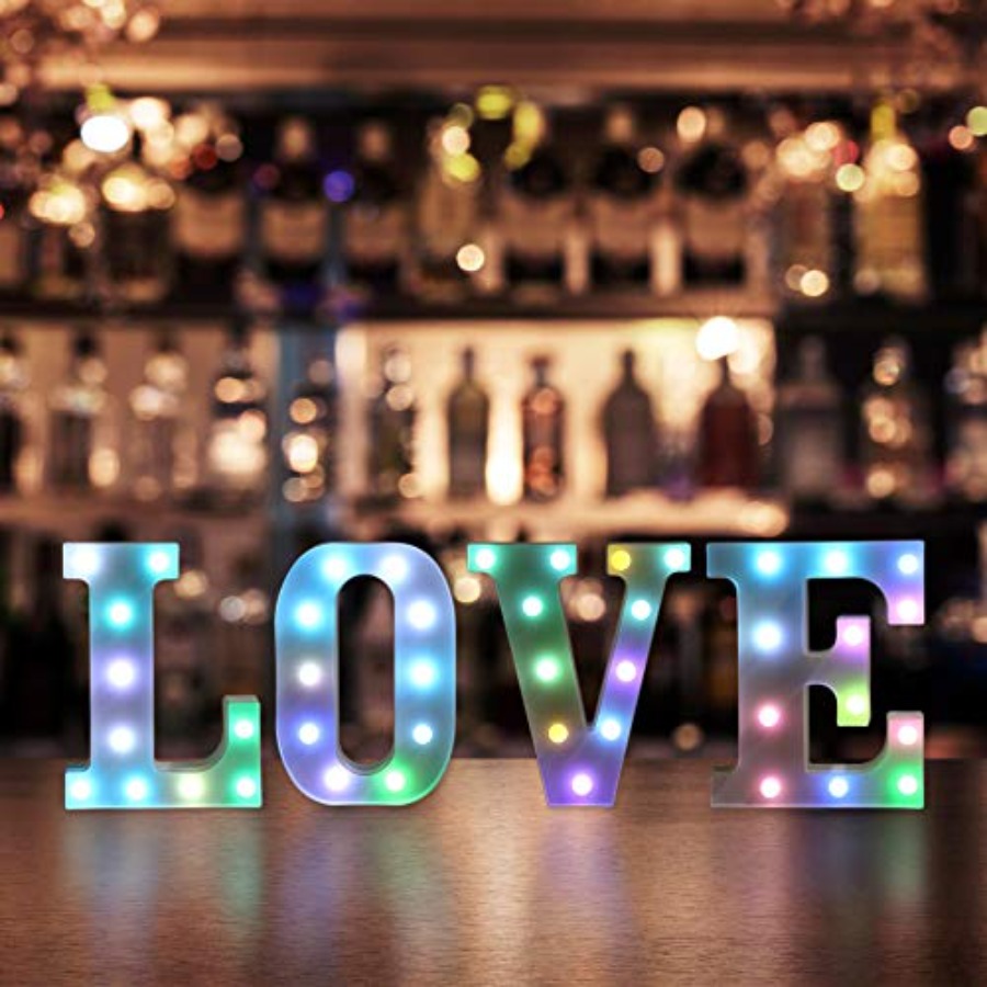 ไฟตัวอักษร LED พร้อมรีโมท, ป้า - Light Up Letters Marquee บทวิจารณ์และราคา
