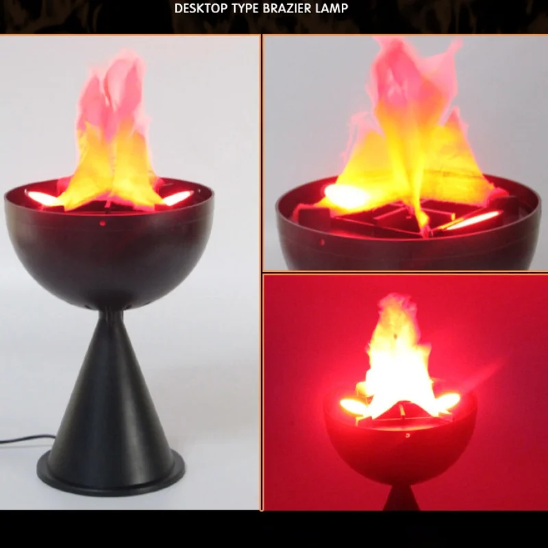โคมไฟเปลวไฟ 3 มิติ จำลองเตาไฟ  - Lighting Decor House บทวิจารณ์และราคา