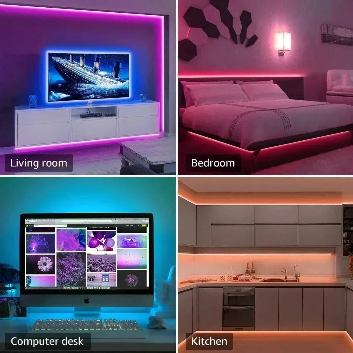 ไฟ LED RGB อัจฉริยะสำหรับเล่นเ - Lighting Decor For Room บทวิจารณ์และราคา