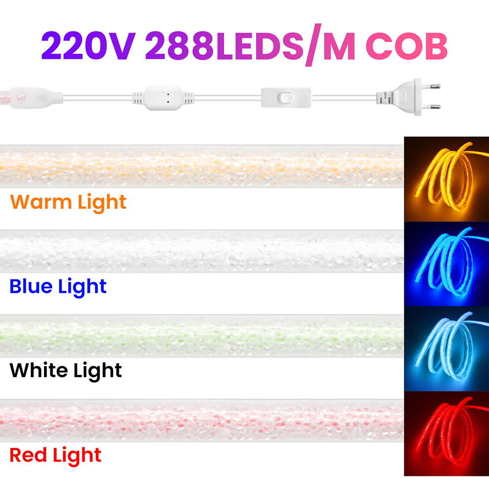 ไฟเส้นนีออนแบบคริสตัล COB สำหร - Decor Lighting Uk บทวิจารณ์และราคา