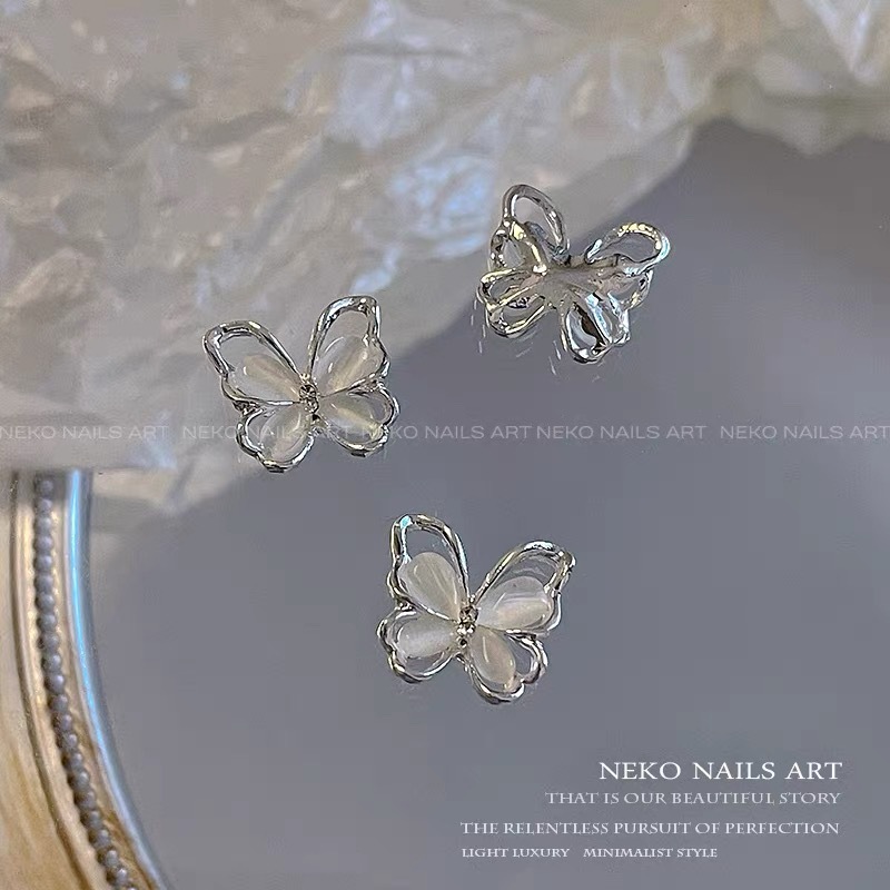 5 ชิ้นของตกแต่งเล็บรูปผีเสื้อ  - Nova Decor & Lighting Julestjerne บทวิจารณ์และราคา