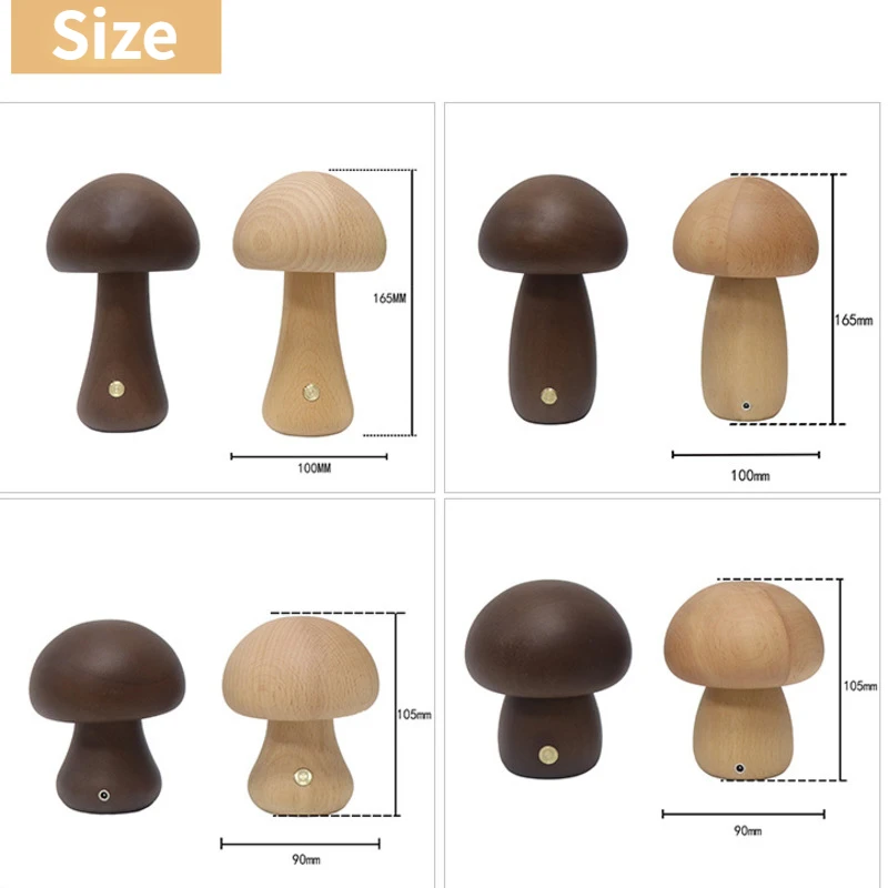 เห็ดน่ารัก LED ไฟกลางคืนโคมไฟข - Mushroom Table Lamp บทวิจารณ์และราคา