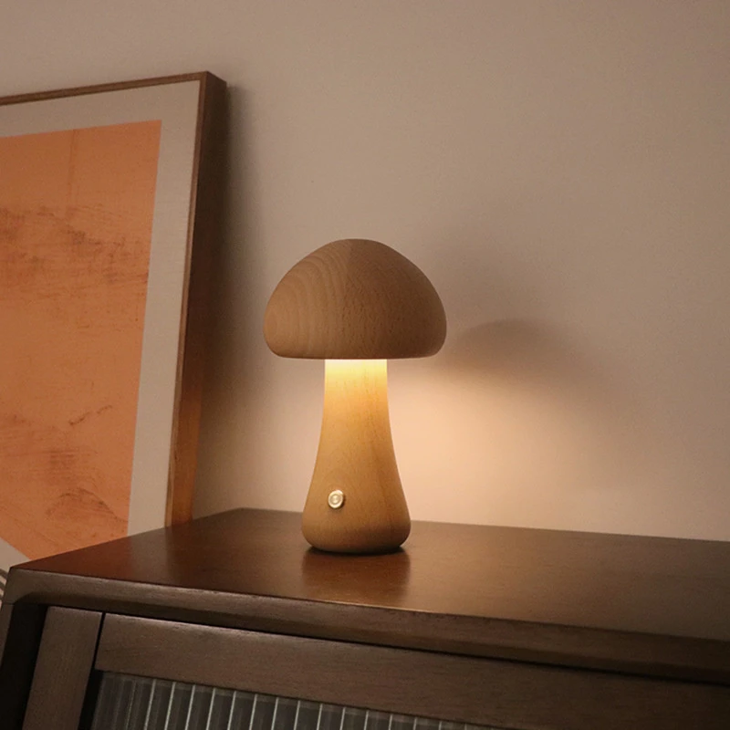 เห็ดน่ารัก LED ไฟกลางคืนโคมไฟข - Mushroom Table Lamp บทวิจารณ์และราคา