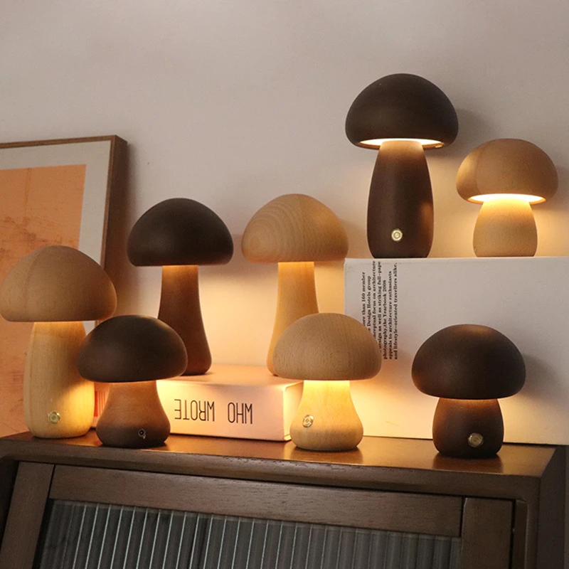 เห็ดน่ารัก LED ไฟกลางคืนโคมไฟข - Mushroom Table Lamp บทวิจารณ์และราคา
