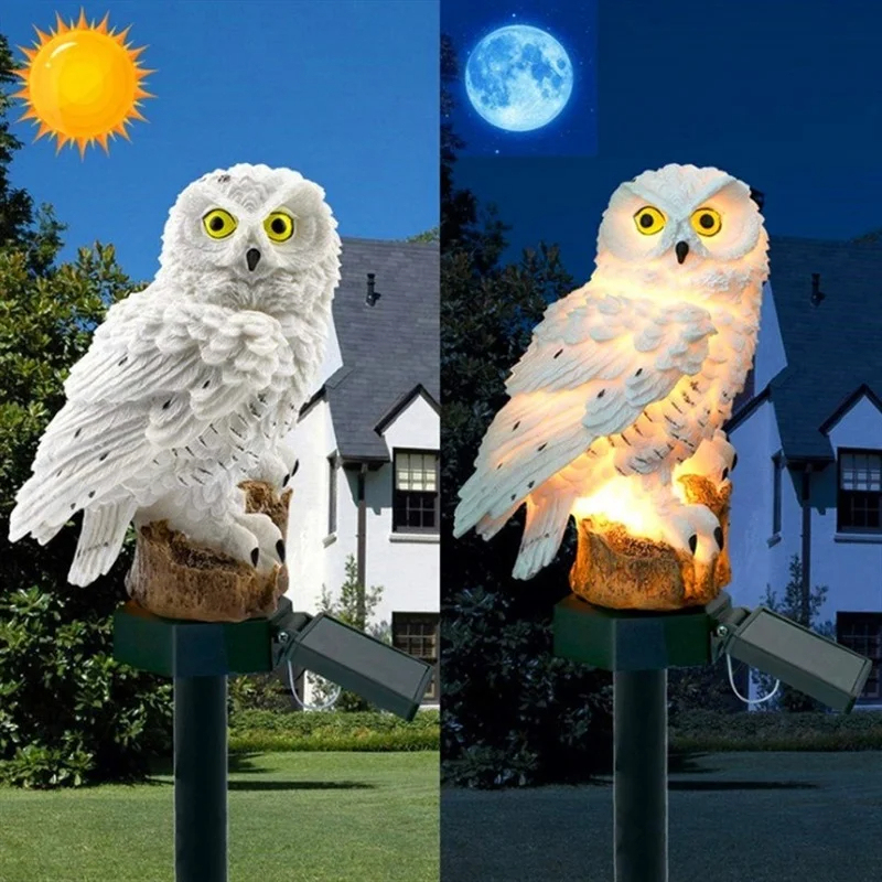 ไฟสวนรูปนกฮูกพลังงานแสงอาทิตย์ - Yard Lighting Decor บทวิจารณ์และราคา