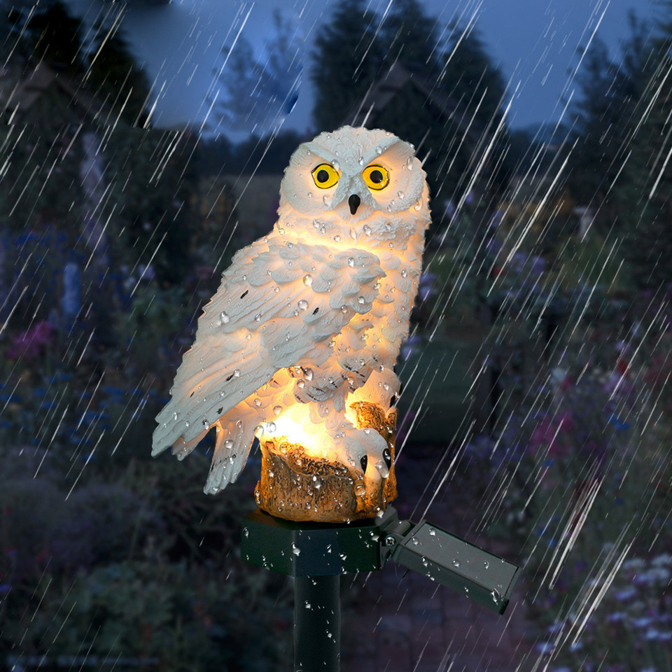 ไฟสวนรูปนกฮูกพลังงานแสงอาทิตย์ - Yard Lighting Decor บทวิจารณ์และราคา