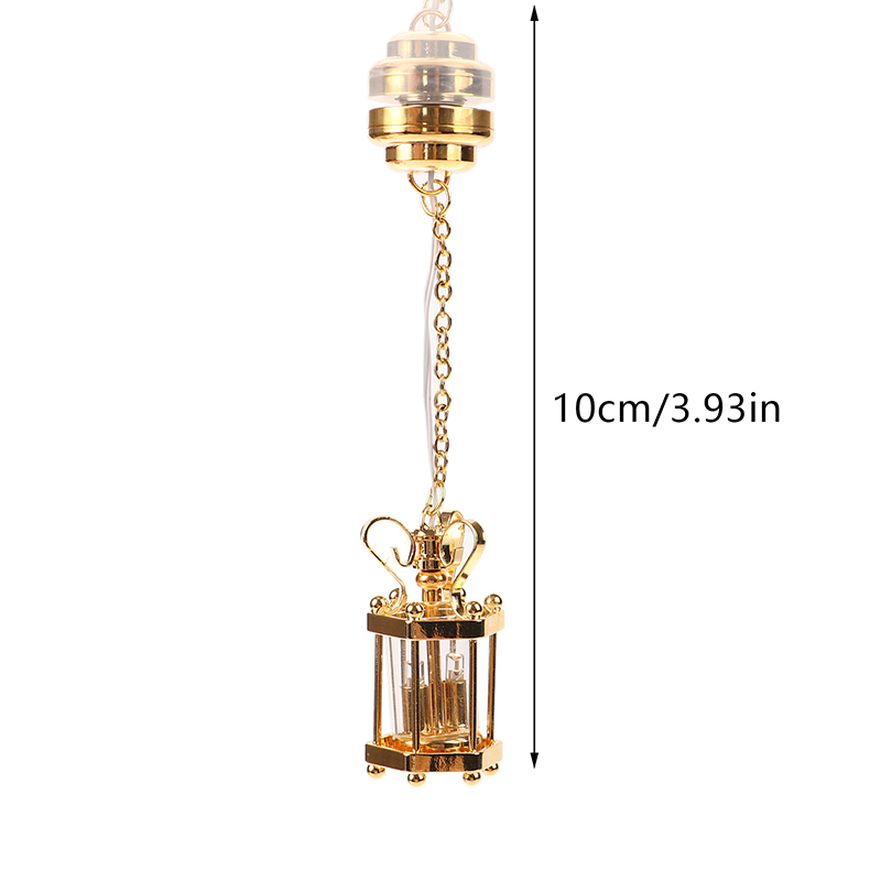 บ้านตุ๊กตา1:12โคมไฟแก้วขนาดเล็ - Lighting Decor House บทวิจารณ์และราคา