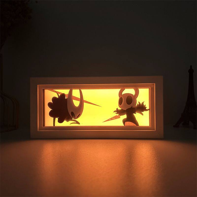 กล่องไฟกระดาษตัดลาย Hollow Kni - Lighting Room Decor Items บทวิจารณ์และราคา