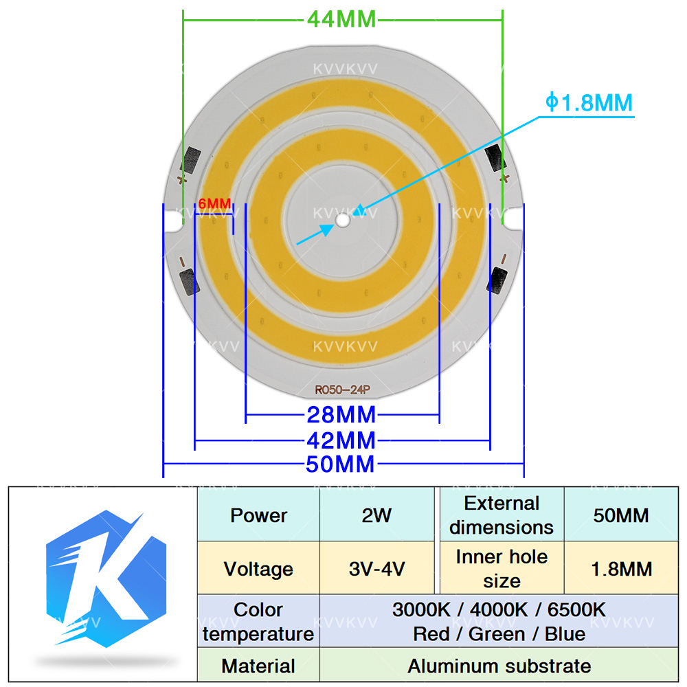 3V 4V รอบ COB หลอดไฟ LED อะไหล - Lighting Decor House บทวิจารณ์และราคา