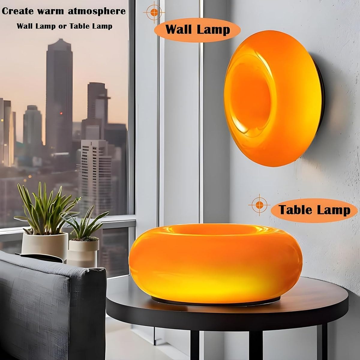 โคมไฟโดนัทสไตล์นอร์ดิก โคมไฟตั - Mushroom Table Lamp บทวิจารณ์และราคา