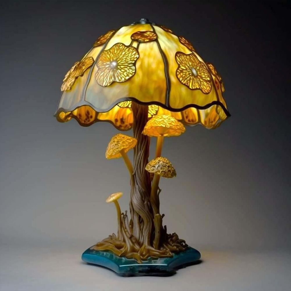 โคมไฟตั้งโต๊ะดีไซน์สวยงามคุณภา - Mushroom Table Lamp บทวิจารณ์และราคา