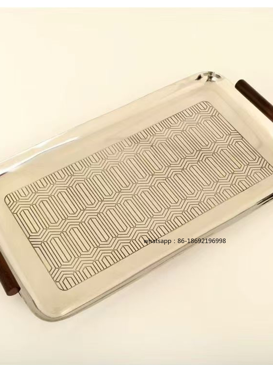 อินเดียนำเข้าถาดโลหะสีเงินสไตล - Decor Lighting India บทวิจารณ์และราคา