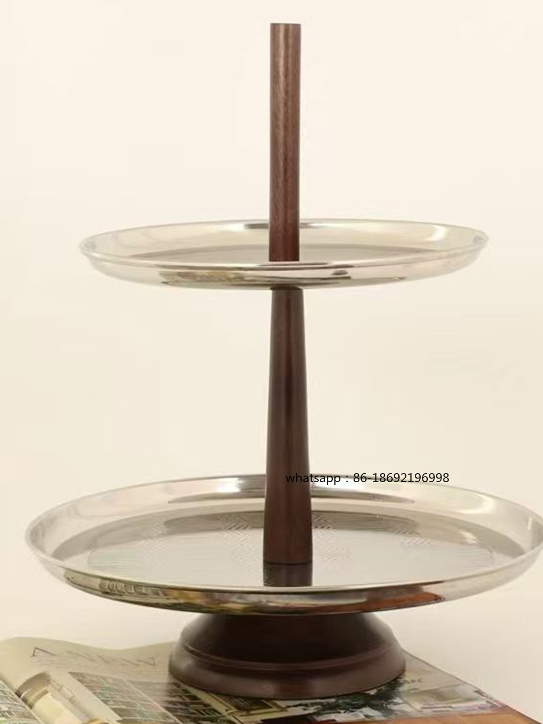 อินเดียนำเข้าถาดโลหะสีเงินสไตล - Decor Lighting India บทวิจารณ์และราคา