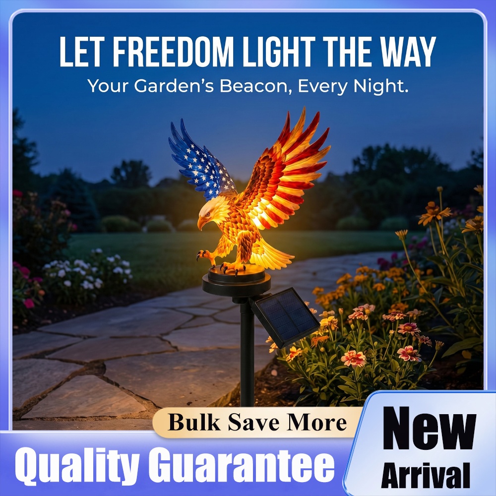 ไฟประดับรูปนกอินทรีพลังงานแสงอ - Yard Lighting Decor บทวิจารณ์และราคา