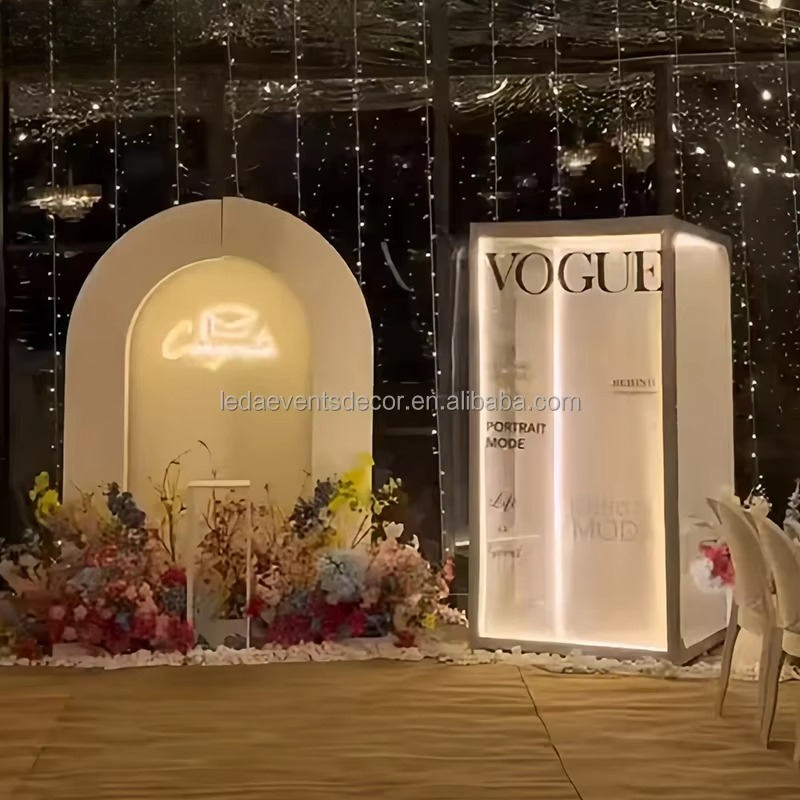ฉากหลังงานแต่งงานตกแต่งงานอีเว - Lighting And Decor Magazine บทวิจารณ์และราคา