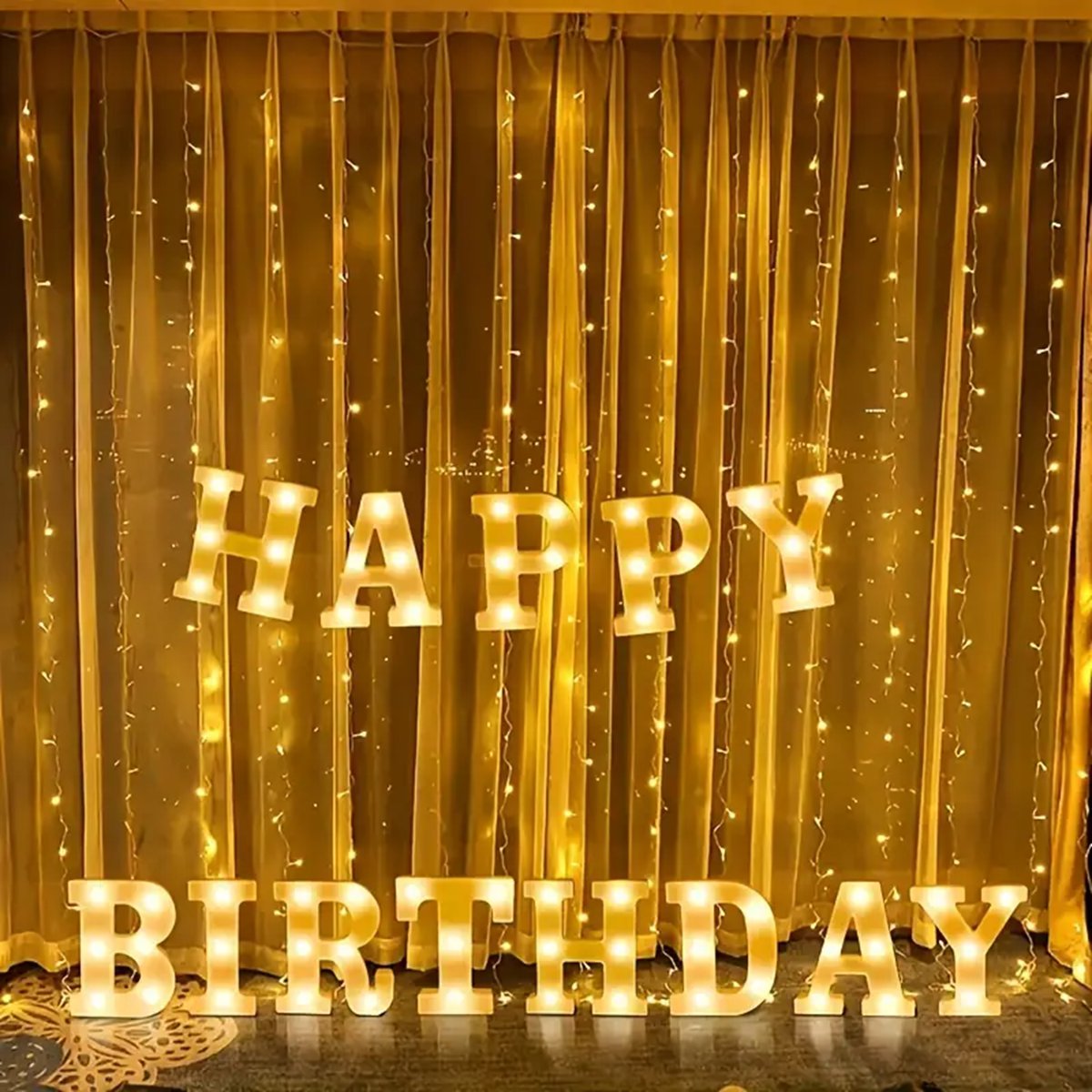 ไฟ LED ตัวอักษรเรืองแสง 1 ชิ้น - Light Up Letters Marquee บทวิจารณ์และราคา