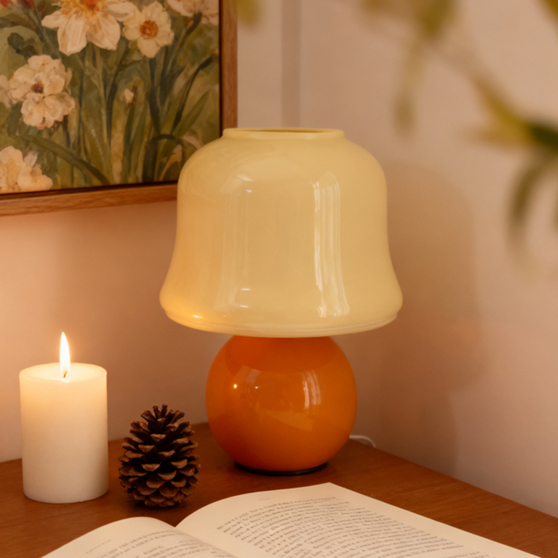 โคมไฟตั้งโต๊ะทรงเห็ดสไตล์มินิม - Mushroom Table Lamp บทวิจารณ์และราคา