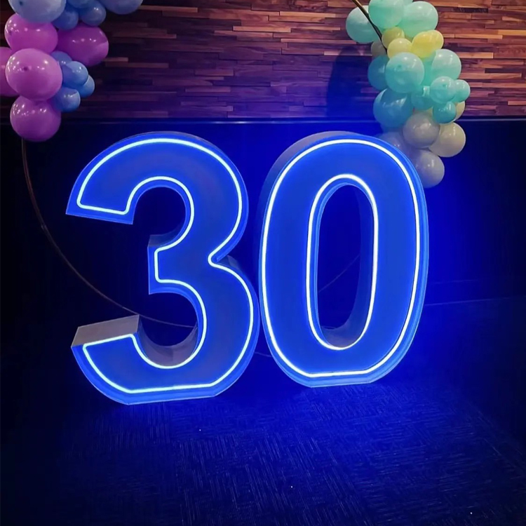 ไฟนีออน LED RGB ตัวอักษรขนาดให - Light Up Letters Marquee บทวิจารณ์และราคา