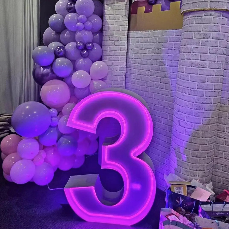 ไฟนีออน LED RGB ตัวอักษรขนาดให - Light Up Letters Marquee บทวิจารณ์และราคา