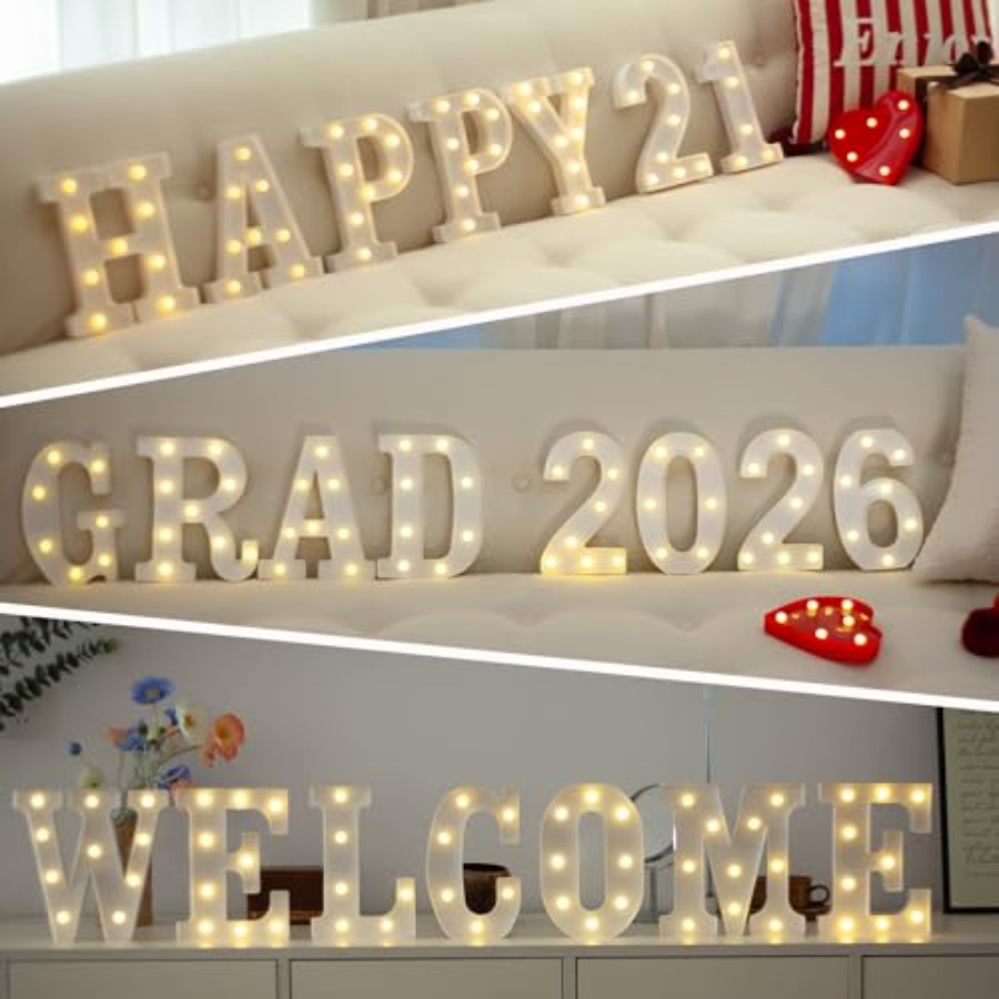 ตัวเลขไฟ LED, ตัวอักษรไฟ 0-9,  - Light Up Letters Marquee บทวิจารณ์และราคา