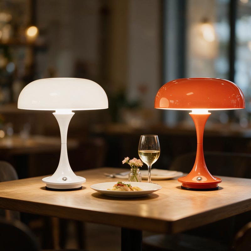โคมไฟตั้งโต๊ะทรงเห็ดสไตล์เรโทร - Mushroom Table Lamp บทวิจารณ์และราคา