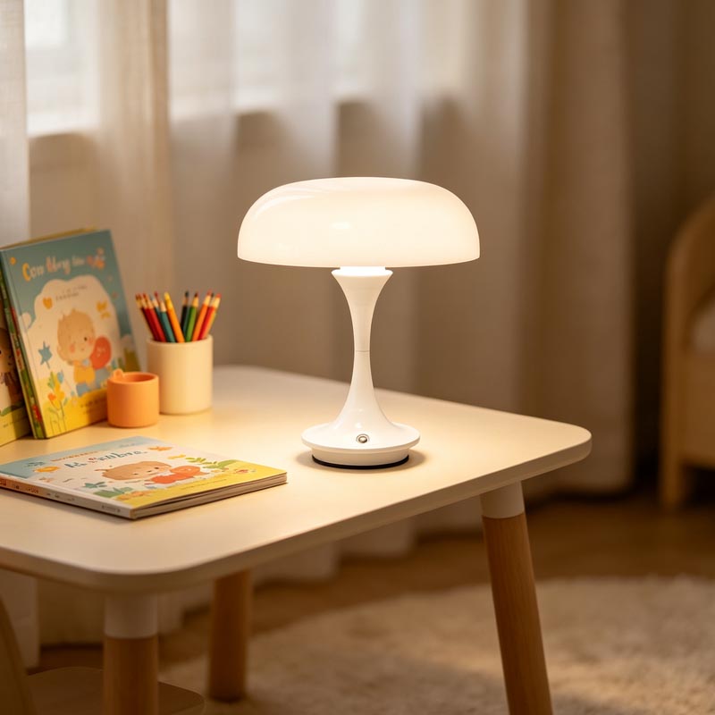โคมไฟตั้งโต๊ะทรงเห็ดสไตล์เรโทร - Mushroom Table Lamp บทวิจารณ์และราคา